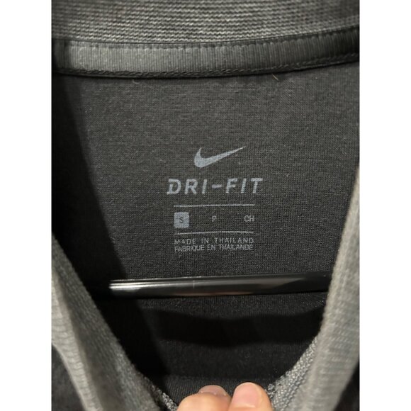 Nike Dri-Fit Long Sleeve Mock Neck Camouflage Peplum Pullover Sweatshirt Sz Smal - Picture 5 of 9